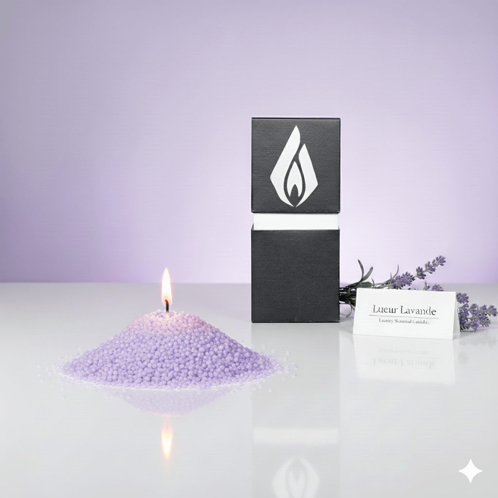 Vela Perlada - Aroma Lavanda