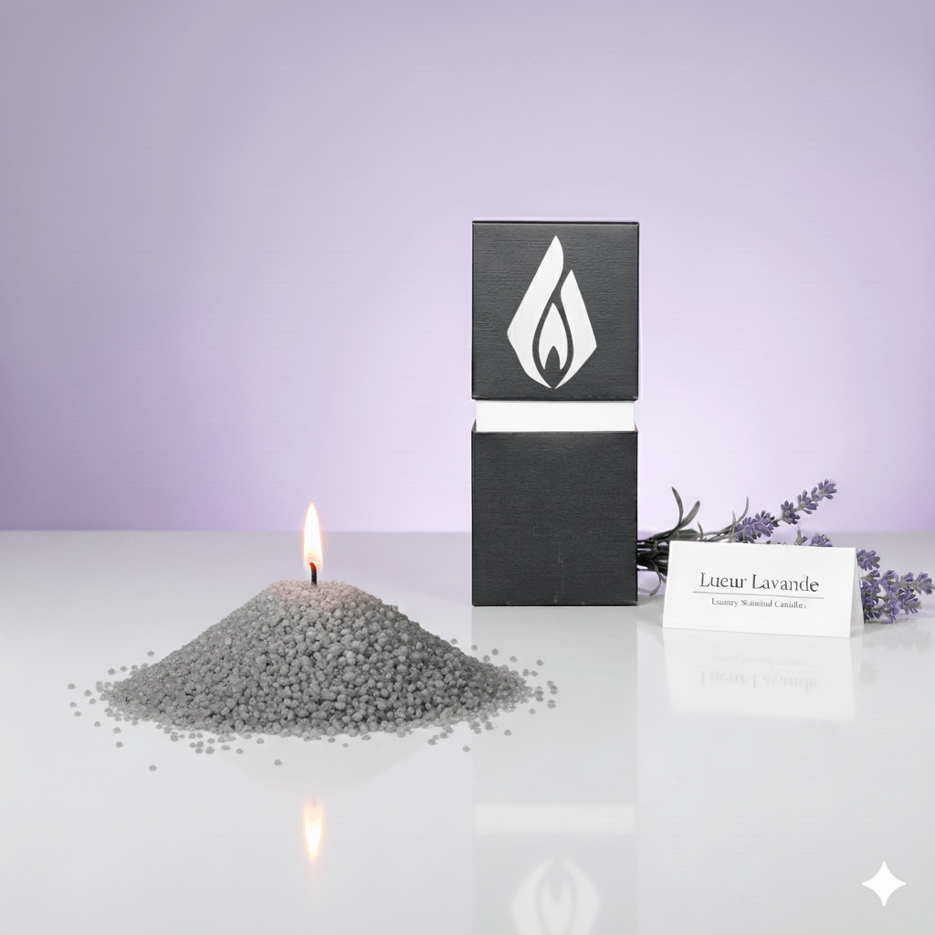 Vela Perlada - Aroma Lavanda