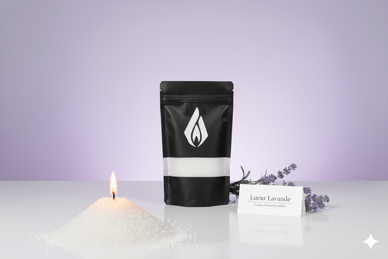 Vela Perlada - Aroma Lavanda