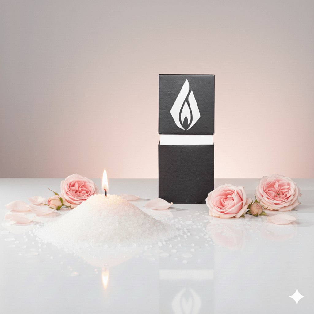 Vela Perlada - Aroma Rosas