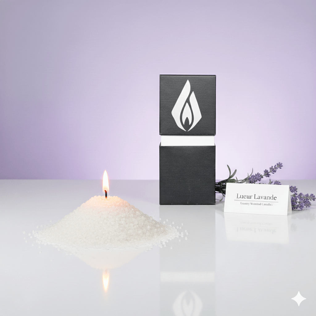 Vela Perlada - Aroma Lavanda