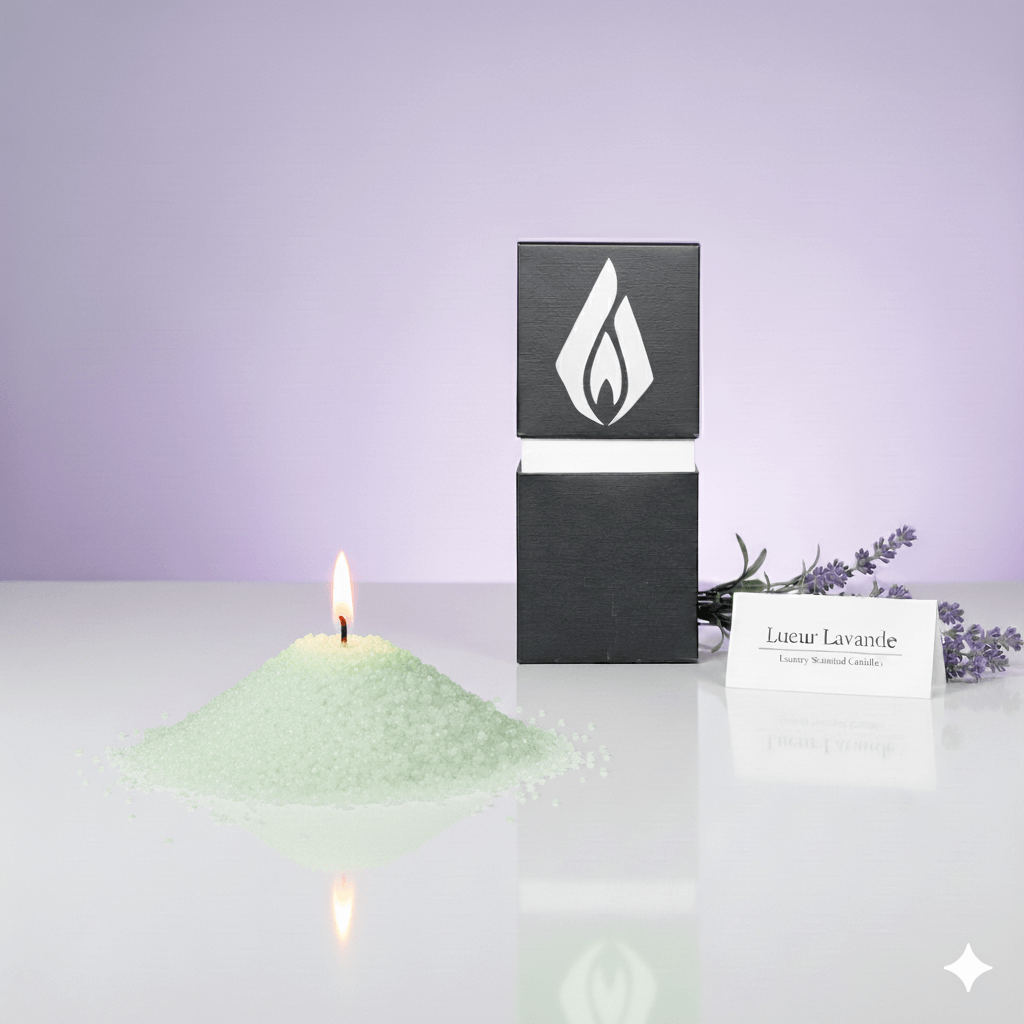 Vela Perlada - Aroma Lavanda