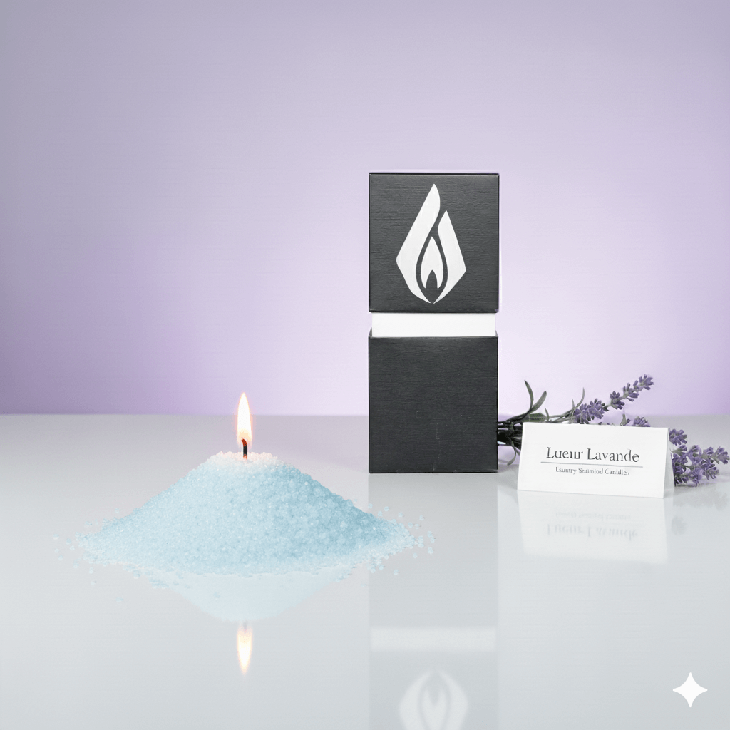 Vela Perlada - Aroma Lavanda