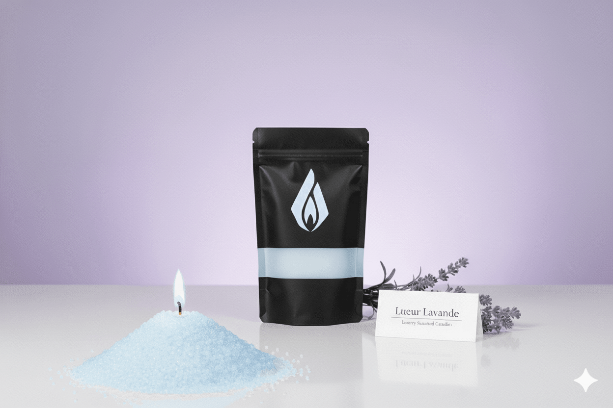 Vela Perlada - Aroma Lavanda