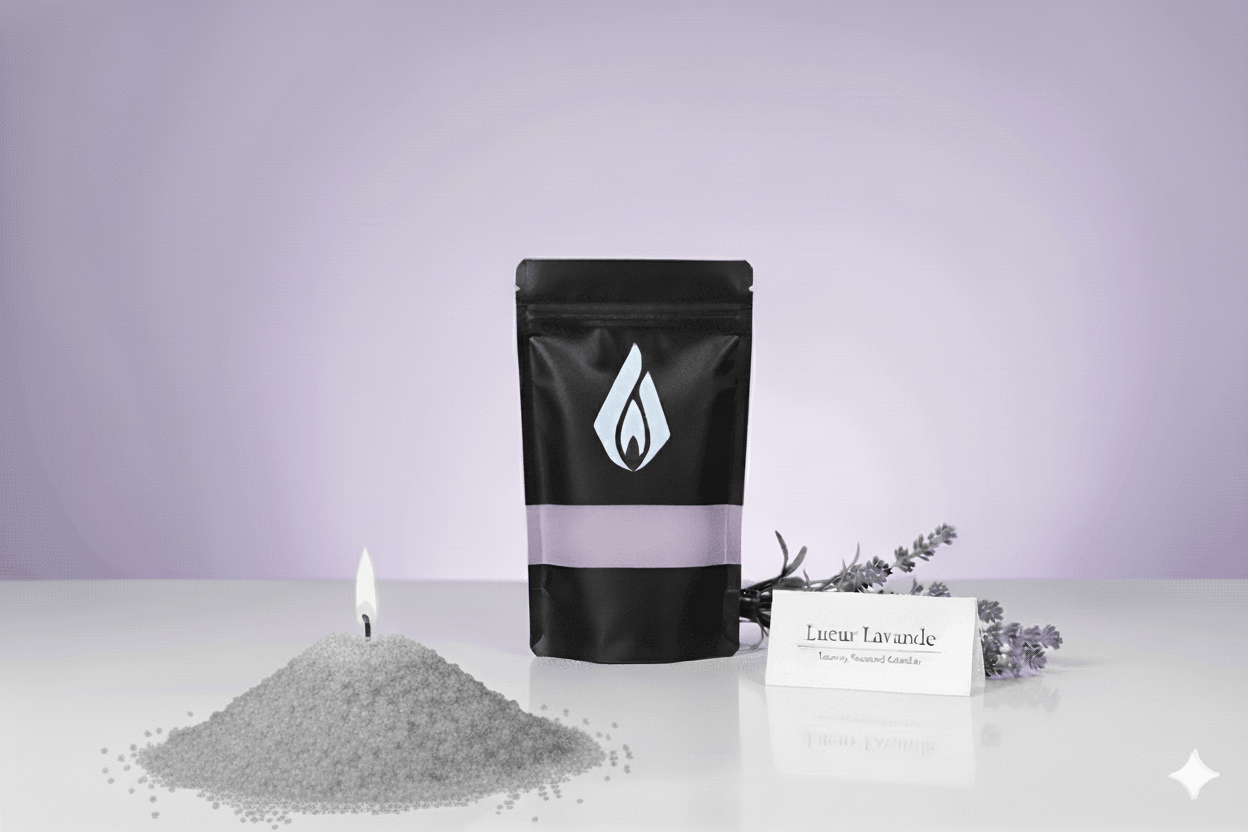 Vela Perlada - Aroma Lavanda