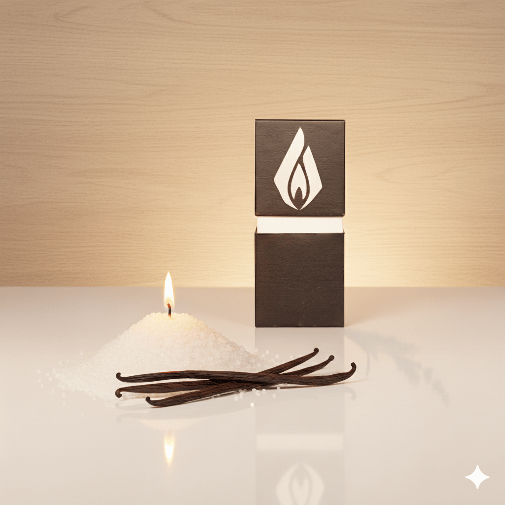 Vela Perlada - Aroma Vainilla