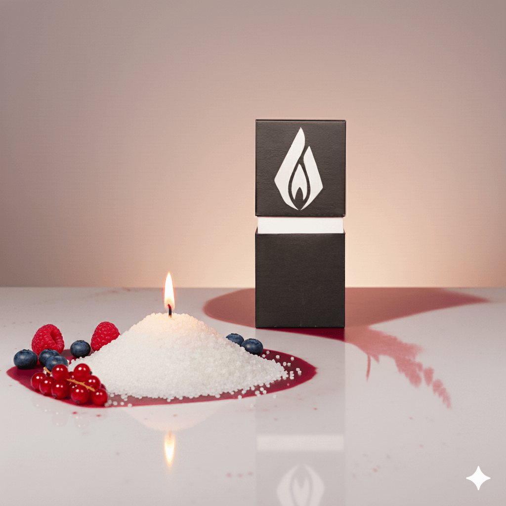 Vela Perlada - Aroma Frutos Rojos