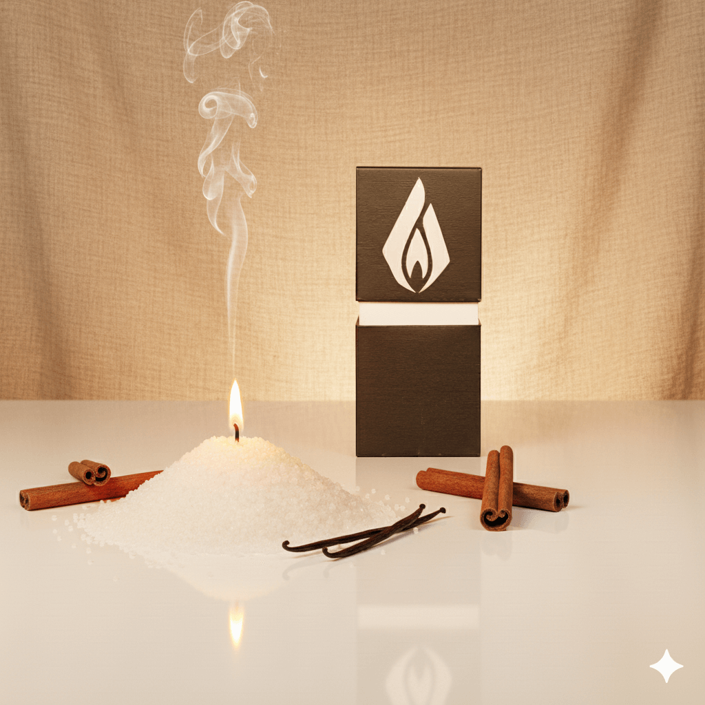 Vela Perlada - Aroma Canela/Vainilla